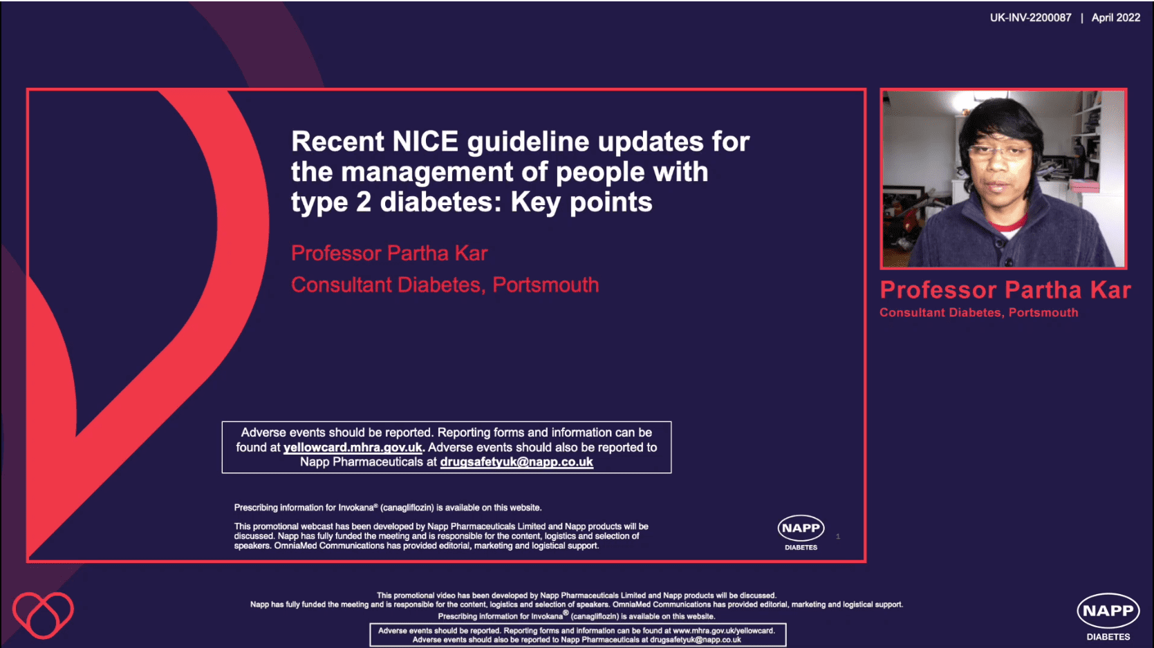 Partha Kar discusses key points from the recently published NICE guideline