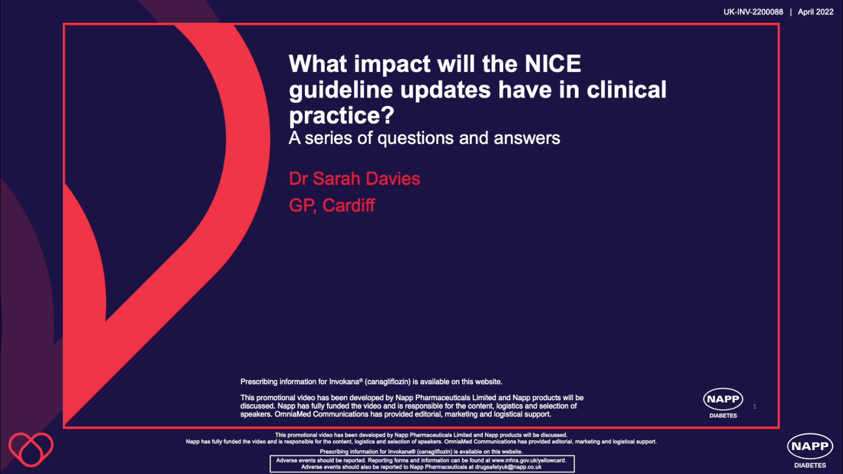 Dr. Sarah Davies discusses what impact will the NICE Guideline updates have in clinical practice